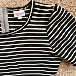 LuLaRoe Dresses - LuLaRoe Black and White Striped Amelia Dress LuLaRoe Dresses - LuLaRoe Black and White Striped Amelia Dress